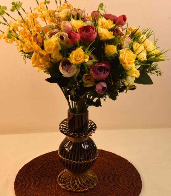 Designer Bamboo Vase for Living Room, Dining Table & Office use (#BP0040)