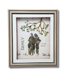 Shared Strength Pebble Art Frame – Emotional Family & Support Artwork (#PB0003)
