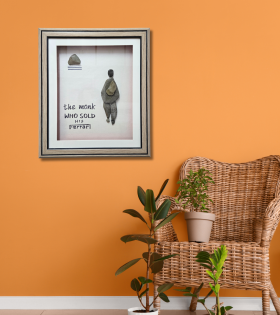 The Monk Who Sold His Ferrari – Inspirational Pebble Art by Bhartiye Crafts (#PB0005)