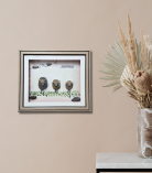 Survivors Pebble Art Frame – Valentine Gift for Him | Handmade Gift for Men - Strength & Resilience Stone Artwork