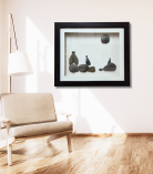 The Gathering Pebble Art Frame – Togetherness Stone Wall Art (#PB0010)