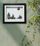 The Gathering Pebble Art Frame – Togetherness Stone Wall Art (#PB0010)