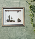 Vacation Vibes Pebble Art Frame – Relaxing Stone Wall Decor (#PB0013)