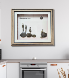 Vacation Vibes Pebble Art Frame – Relaxing Stone Wall Decor (#PB0013)