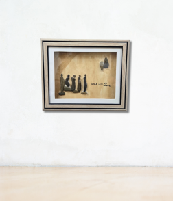 Pose with Power – Inspirational Pebble Art Frame (#PB0015)