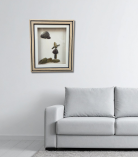 Little Moments of Happiness – Rain Pebble Art Frame (#PB0018)