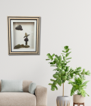 Little Moments of Happiness – Rain Pebble Art Frame (#PB0018)