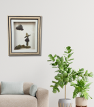 Little Moments of Happiness – Rain Pebble Art Frame (#PB0018)