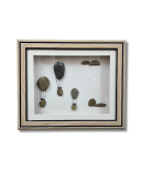 Rise Above – Minimal Balloon Pebble Art Frame (#PB0019)