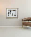 Rise Above – Minimal Balloon Pebble Art Frame (#PB0019)