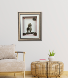 Mother’s Warm Embrace – Handmade Pebble Art Frame (#PB0020)