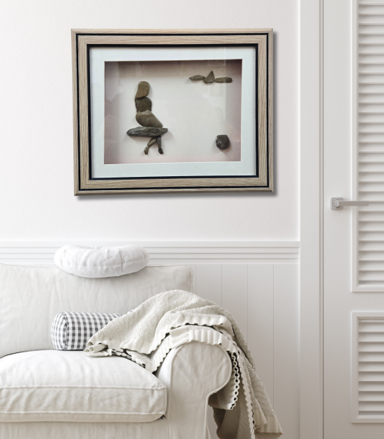 Lift Me Higher – Silent Composition Pebble Frame (#PB0021)