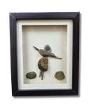 Celebrate the Moment – Pebble Figure Art Frame (#PB0024)