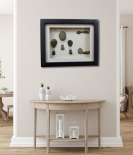 Dreamers in the Sky – Hot Air Balloon Pebble Art (#PB0027)