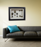 Dreamers in the Sky – Hot Air Balloon Pebble Art (#PB0027)