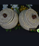 Eco-Friendly Sabai Grass Matki Knob Basket Set Of 2