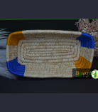 Eco friendly Handcrafted Sabai Grass Recta Thread Basket Set Of 2