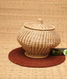 Eco-Friendly Sabai Grass Hot Box With Knob  | Jewellery box | Goodies box