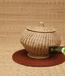 Eco-Friendly Sabai Grass Hot Box With Knob  | Jewellery box | Goodies box