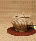 Eco-Friendly Sabai Grass Hot Box With Knob  | Jewellery box | Goodies box