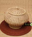 Eco-Friendly Sabai Grass Hot Box With Knob  | Jewellery box | Goodies box