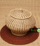 Eco-Friendly Sabai Grass Hot Box With Knob  | Jewellery box | Goodies box