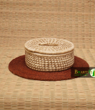 Handcrafted Sabai Grass Handwoven Roti Box With Lid