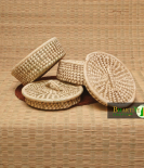 Handcrafted Sabai Grass Handwoven Roti Box With Lid