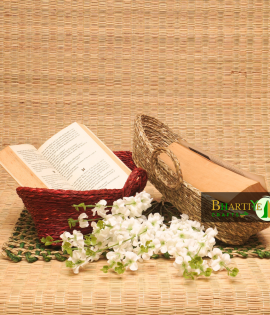 Handwoven Sabai Grass Bread Basket Set of 2