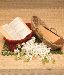 Handwoven Sabai Grass Bread Basket Set of 2