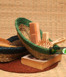 Sabai Grass Beni Boat Basket Set of 2