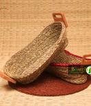 Handwoven Sabai Grass Bread Basket Set of 3