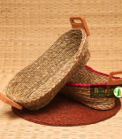 Handwoven Sabai Grass Bread Basket Set of 3