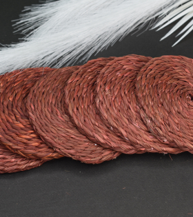 Eco-Friendly Sabai Grass Coasters – Handmade with Love