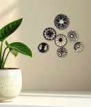 Sabai grass Wall decor (Set of 7)