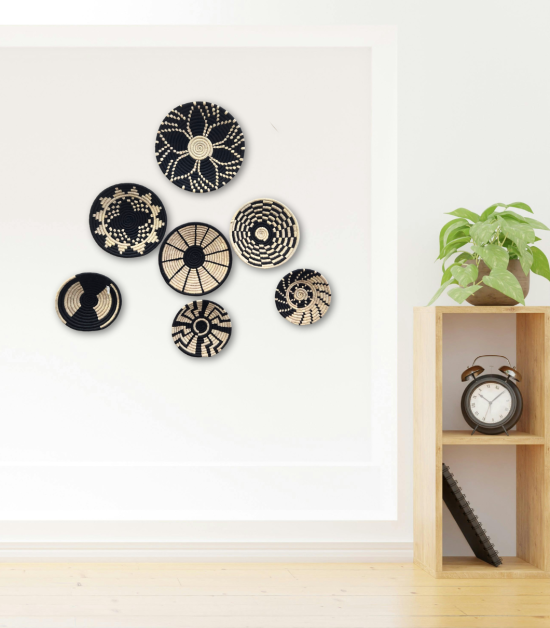 Sabai grass Wall decor (Set of 7)