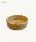 Bhartiye Crafts | Sabai Grass Roti Basket Natural Brown – Eco-Friendly Handwoven Storage | Crafted by Odisha Artisans