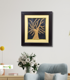 Handcrafted Sikki Grass Tree Wall Frame  | Wall Decor Artwork | Home & Office Decor