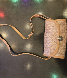 Shitalpati Small Sling Bag with Lock | Handcrafted Natural Bag -#BSP0007