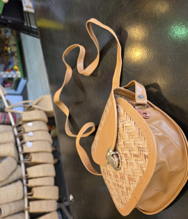 Sitalpati Mini Sling Bag With Lock - #BSP0005