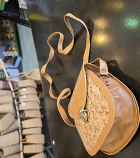 Sitalpati Mini Sling Bag With Lock - #BSP0005