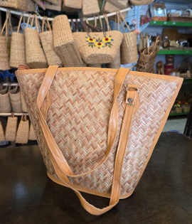 Small Shitalpati Market Bag | Natural Handcrafted Bag (#BSP0012)