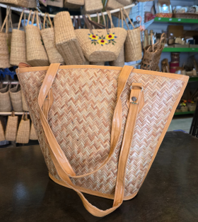 Small Shitalpati Market Bag | Natural Handcrafted Bag (#BSP0012)