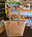 Shitalpati Designer Market Bag | Eco-Friendly Handwoven Bag (#BSP0011)