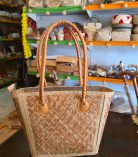 Shitalpati Designer Market Bag | Eco-Friendly Handwoven Bag (#BSP0011)