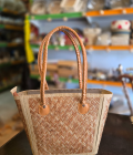 Shitalpati Designer Market Bag | Eco-Friendly Handwoven Bag (#BSP0011)