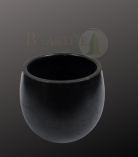 Handicrafted Black Pottery Cup - 3*3*3 Inch (#BBP0002-00)