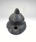 Handcrafted Black Pottery Diya - 4*3*3 Inch (#BBP0001-00)