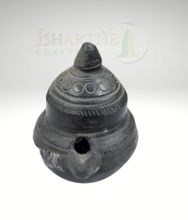 Handcrafted Black Pottery Diya - 4*3*3 Inch (#BBP0001-00)