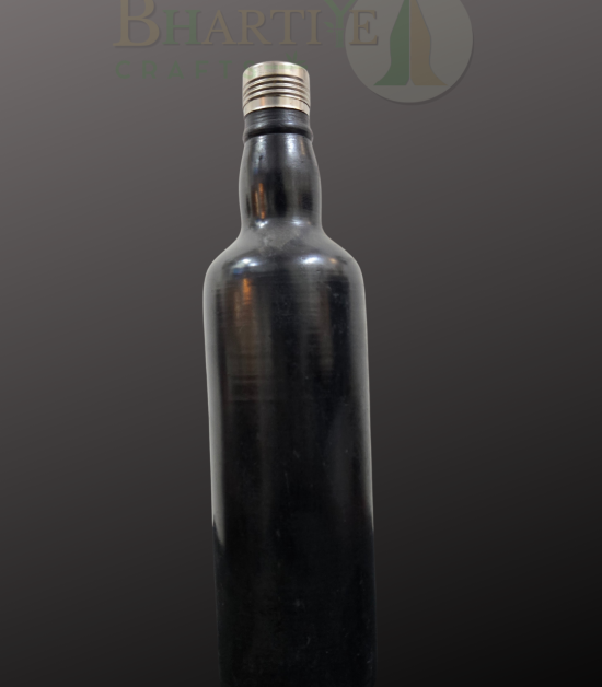 Handmade Black Pottery Bottle - 13*3*3 Inch (#BBP0004-00)